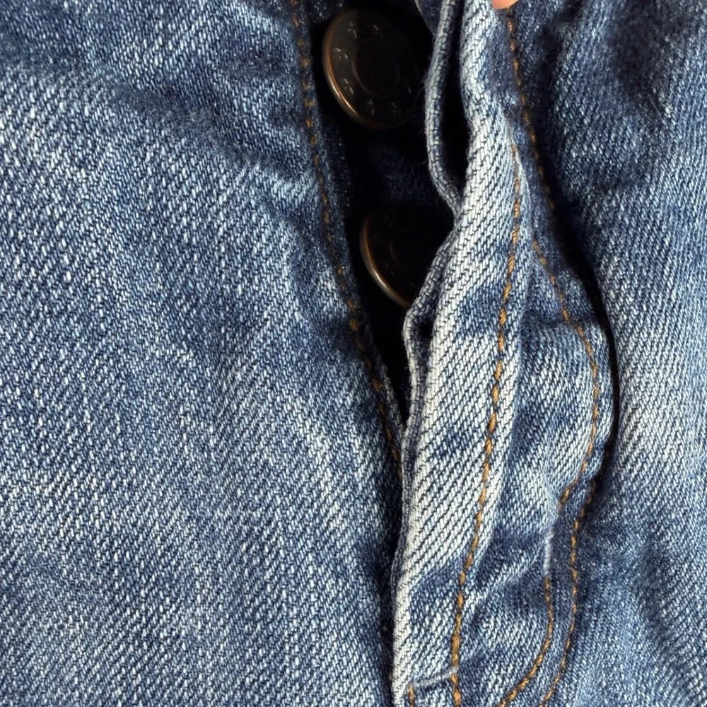 Free People Youthquake Crop Flare Jeans size 27 Blue Denim